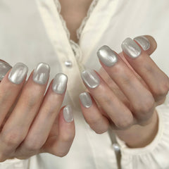 Moonlight Cat Eye Press On Nails