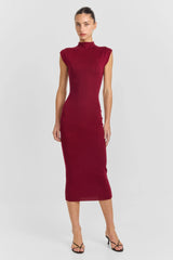 Suzette Midi Dress Red