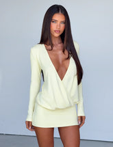 FOXLEY MINI DRESS - BUTTER CREAM