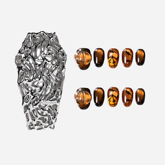 Jack O' Lantern Coffin Set