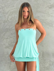 RAVENNA MINI DRESS - MINT