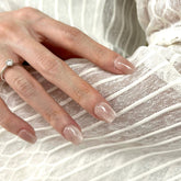 Clean Girl Nude Cat Eye Press On Nails
