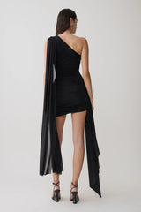 Asher Mini Dress - Black