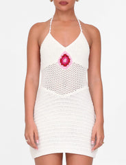 TENZIN MINI DRESS - CREAM