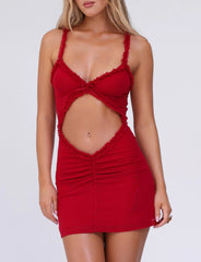 RAYLA MINI DRESS - RED