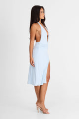 Camille Midi Dress Blue