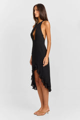 Cora Midi Dress Black