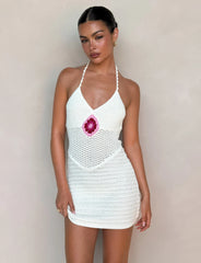 TENZIN MINI DRESS - CREAM