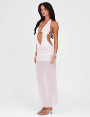 ESHA MAXI DRESS - WHITE