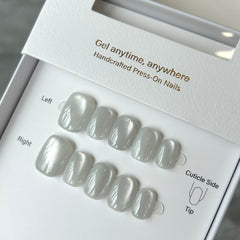 Moonlight Cat Eye Press On Nails