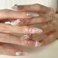 Pink and Sweet Ballerina Princess Press On Nails