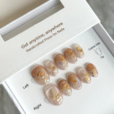 【Earth】Golden Osmanthus Press On Nails