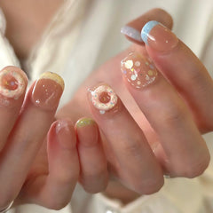 Summer Dopamine Dessert Party Press On Nails