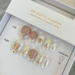Sovereign Peak: Empress Glow Press On Nails