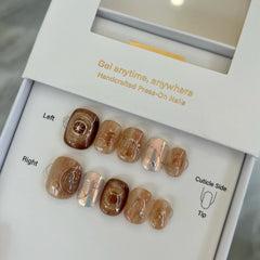 Astral Orbit: Wheel of Fortune Press On Nails