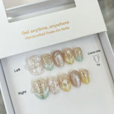 Dawn Whisper: The Fool Sparkle Press On Nails