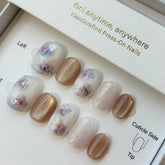 Watercolour Wildflower Press On Nails