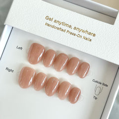 Clean Girl Nude Press On Nails