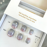 The Galactic Ombre Press On Nails