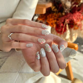 Porcelain Garden Press On Nails