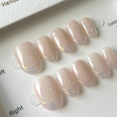 Clean Girl Mirror Frenchie Press On Nails