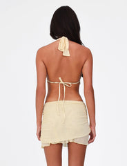 ESHA MINI DRESS - YELLOW : LEMON