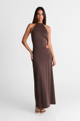 Aurora Maxi Dress Chocolate