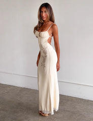 OPHELIA MAXI DRESS - CREAM