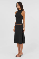 Adeline Midi Skirt Black