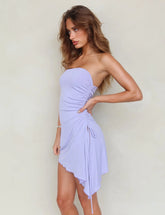 XENIA MINI DRESS - PURPLE : LILAC