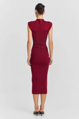 Suzette Midi Dress Red