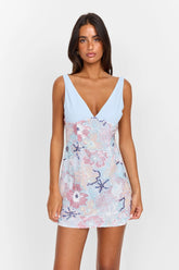 Atlas Mini Dress Blue