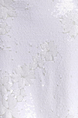 Maisie Strapless Sequin Midi Dress - White