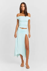 Chloe Midi Skirt Blue