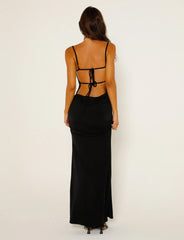 JAIDA MAXI DRESS - BLACK