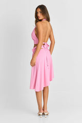 Luna Midi Skirt Pink