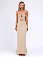 CECILY MAXI DRESS - GOLD