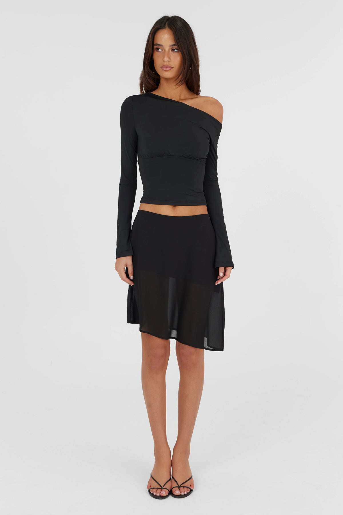 Bianca Midi Skirt Black