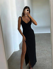 JOSLIN MAXI DRESS - BLACK