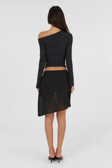 Bianca Midi Skirt Black