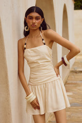 MARIANNA MINI DRESS - CREAM