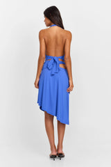 Luna Midi Skirt Blue