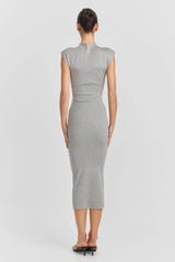 Suzette Midi Dress Grey