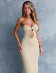 CECILY MAXI DRESS - GOLD
