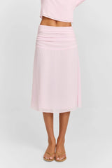 Margot Midi Skirt Pink