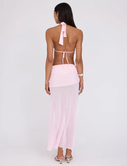 ESHA MAXI DRESS - PINK : BABY PINK