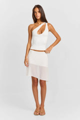 Bianca Midi Skirt White