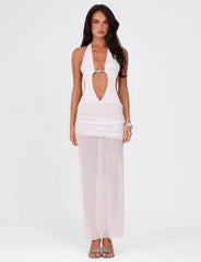 ESHA MAXI DRESS - WHITE