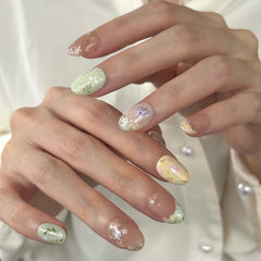 Monet's Spring Press On Nails