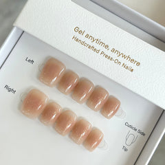 Kinda Shy Press On Nails